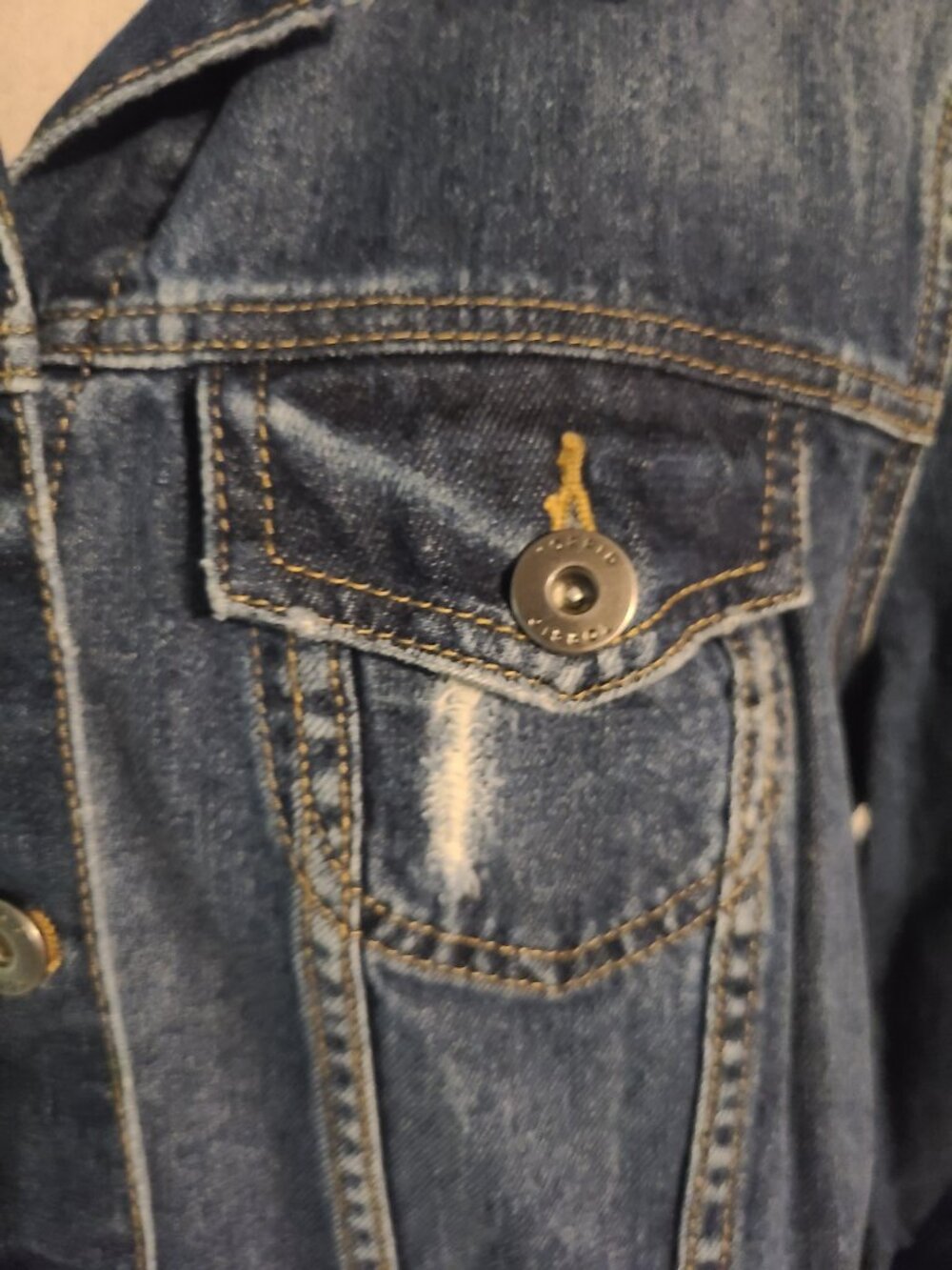 Stevie Nicks Custom Denim Jean Jacket Live Madison Square Garden Fits L & XL - Picture 8 of 14